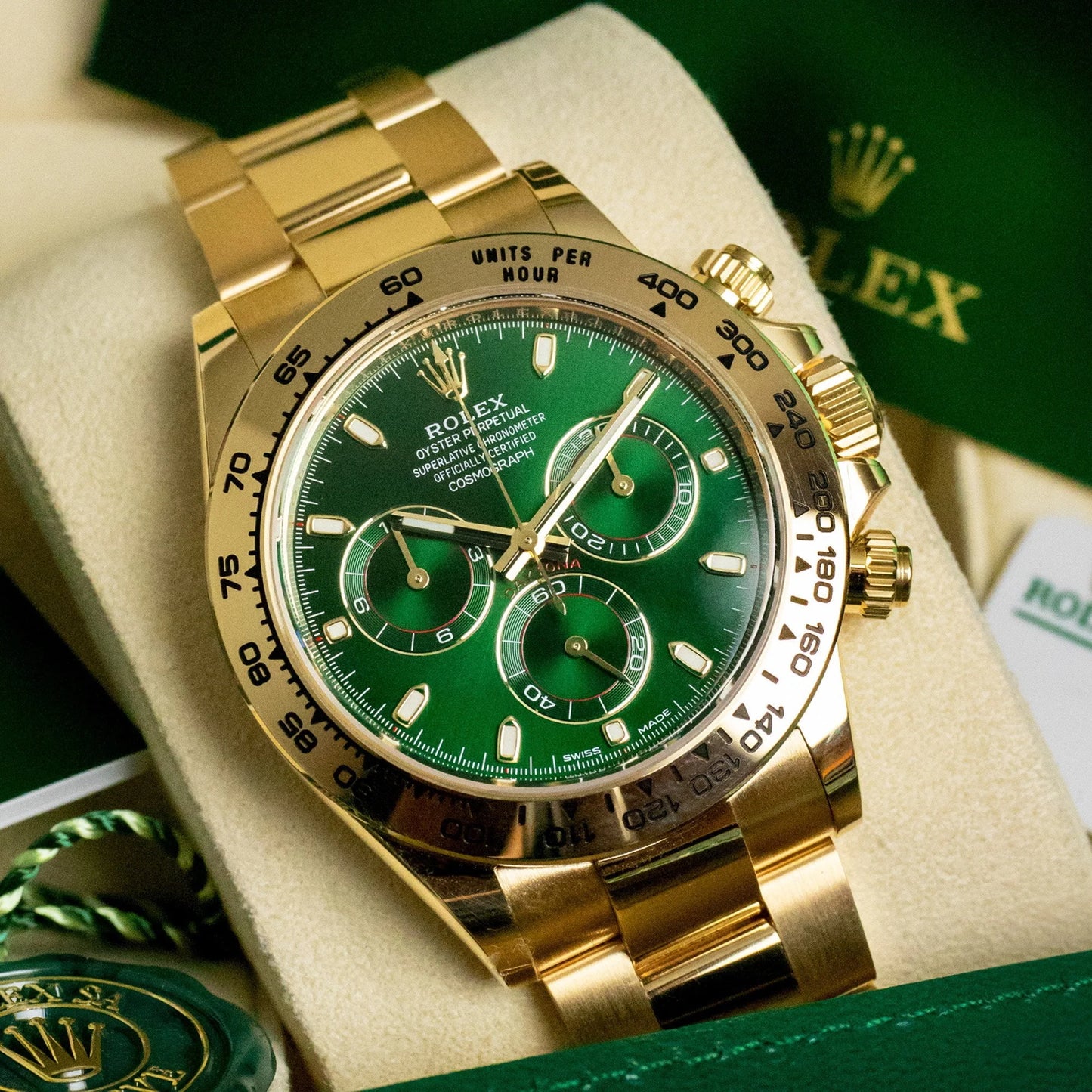 Rolex Daytona Golden Green
